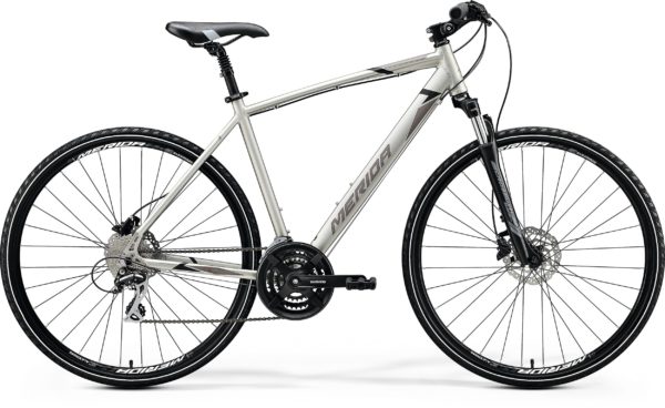 Велосипед 28″ Merida CROSSWAY 20-D Silk Titan (Black/Grey) 2020