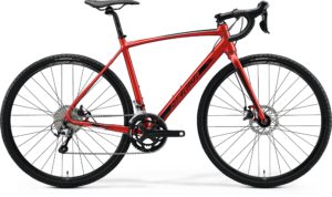 Велосипед 28″ Merida MISSION CX 300 SE Silk X’mas Red (Black) 2020