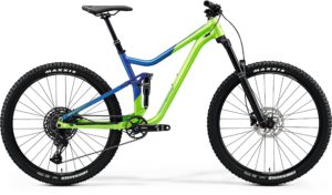 Велосипед 27.5″ Merida ONE-FORTY 400 Light Green / Glossy Blue 2020