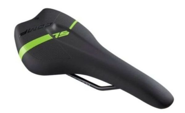 Седло MERIDA Comp SL Black Matt, Glossy Green