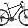 Велосипед 28″ Merida Crossway 100 Glossy Black (Matt Silver) 2021