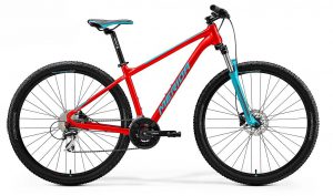 Велосипед 29″ Merida Big.nine 20 Matt Race Red (Teal-Blue) 2021