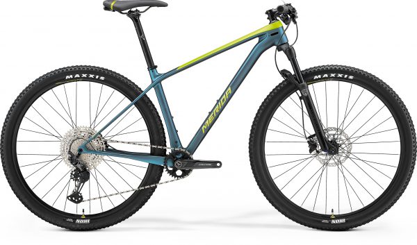 Велосипед 29″ Merida Big Nine 3000 Silk Lime/Teal-Blue 2021