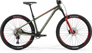 Велосипед 29″ Merida Big Trail 600 Matt Green (Red/Silver-Green) 2021