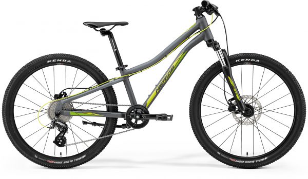 Велосипед 24″ Merida Matts J.24 Matt Cool Grey (Green/Yellow) 2021