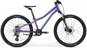 Велосипед 24″ Merida Matts J.24 Dark Purple (Pale Pink/Teal) 2021