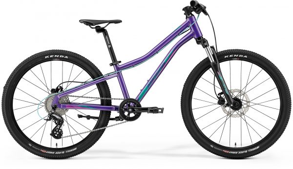 Велосипед 24″ Merida Matts J.24 Dark Purple (Pale Pink/Teal) 2021
