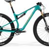 Велосипед 29″ Merida Ninety-six RC 9000 Metallic Teal (Black/Gold) 2021