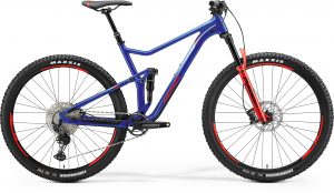 Велосипед 29″ Merida One-Twenty 600 Dark Blue (Red/Silver-Blue) 2021