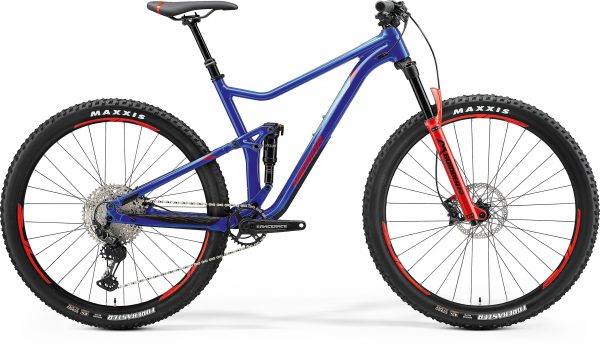 Велосипед 29″ Merida One-Twenty 600 Dark Blue (Red/Silver-Blue) 2021