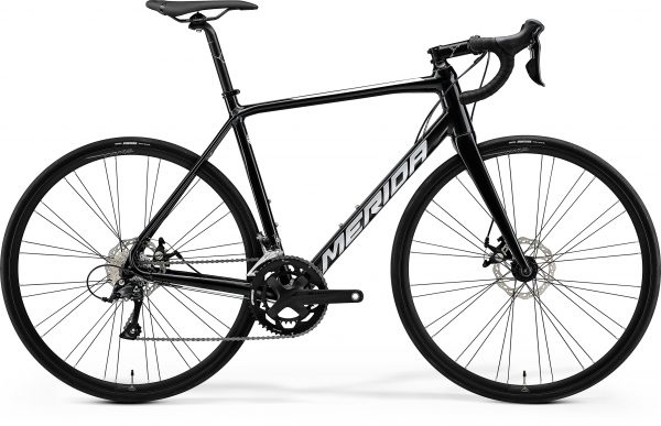 Велосипед 28″ Merida Scultura 200 Metallic Black (Silver) 2021