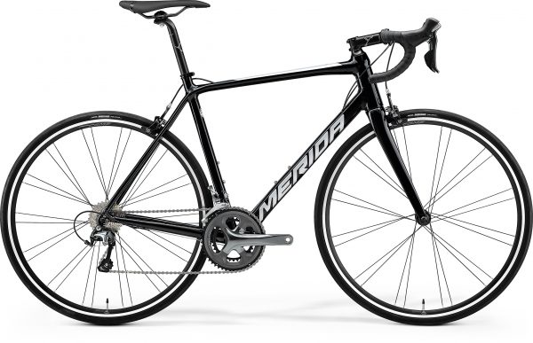 Велосипед 28″ Merida Scultura Rim 300 Metallic Black (Silver) 2021