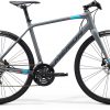 Велосипед 28″ Merida Speeder 100 Matt Cool Grey (Blue/Red) 2021