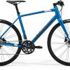 Велосипед 28″ Merida Speeder 300 Silk Blue (Dark Silver) 2021