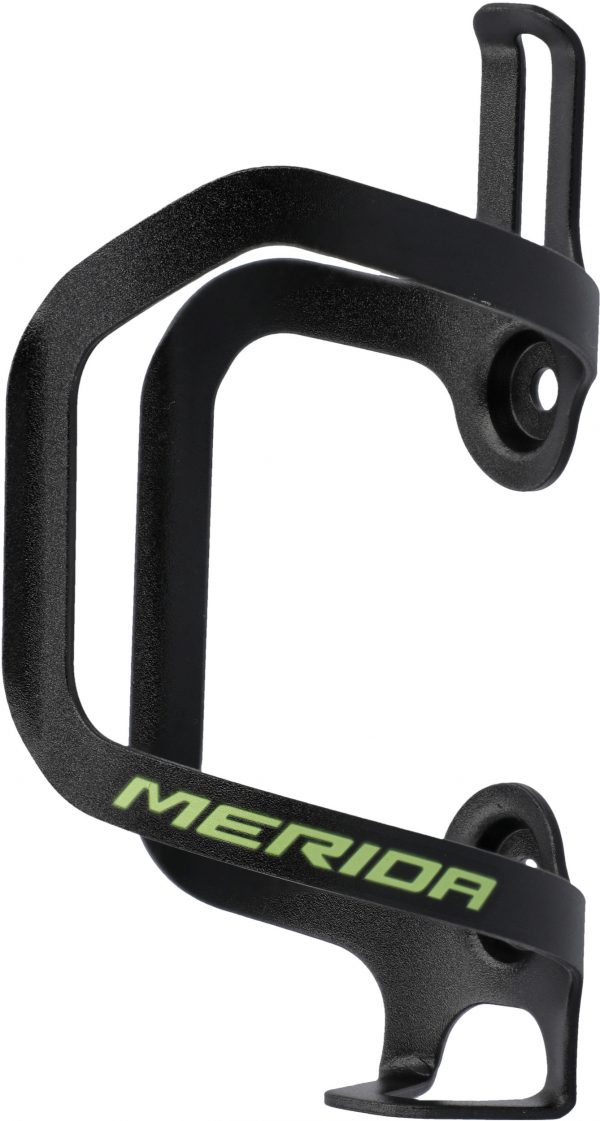 Флягодержатель Merida Pure Black, green shiny Alloy 2 steel bolts Sideload